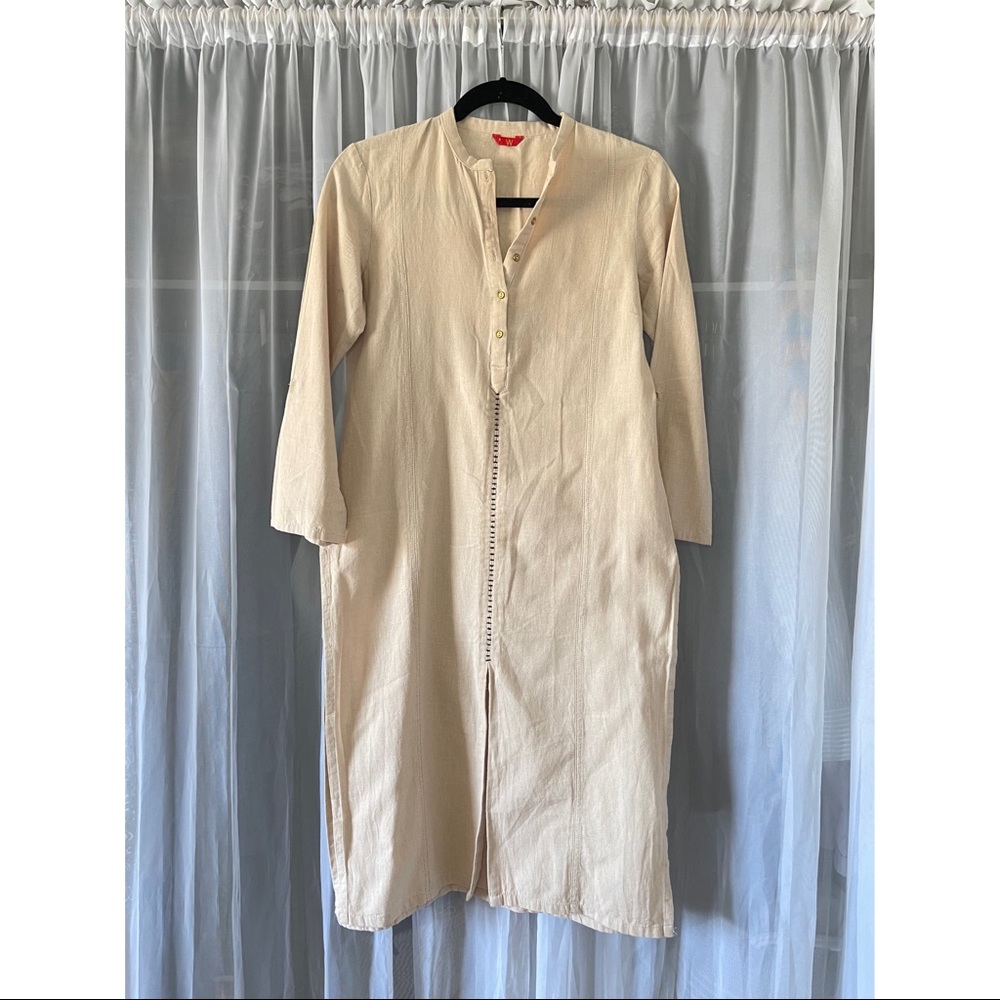 Linen Long Kurta